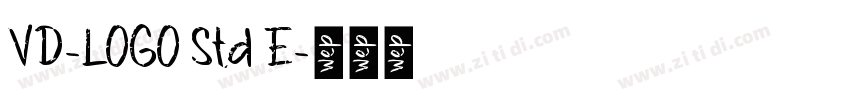 VD-LOGO Std E字体转换